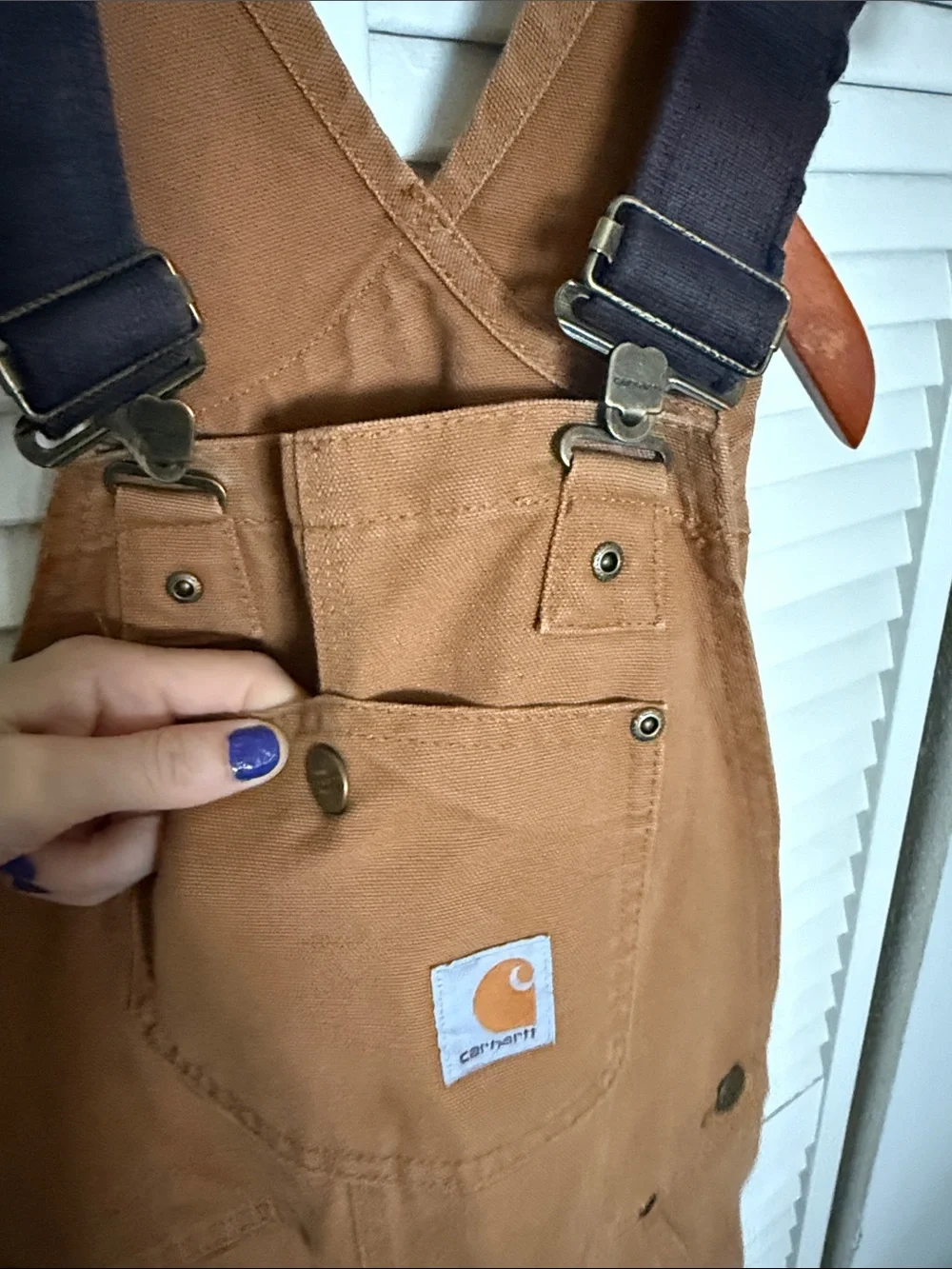 Carhartt Overalls fits lady’s XS/S with Adjustable Straps